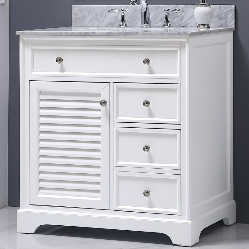 Ensemble de meuble-lavabo simple 32 po Closter, Blanc