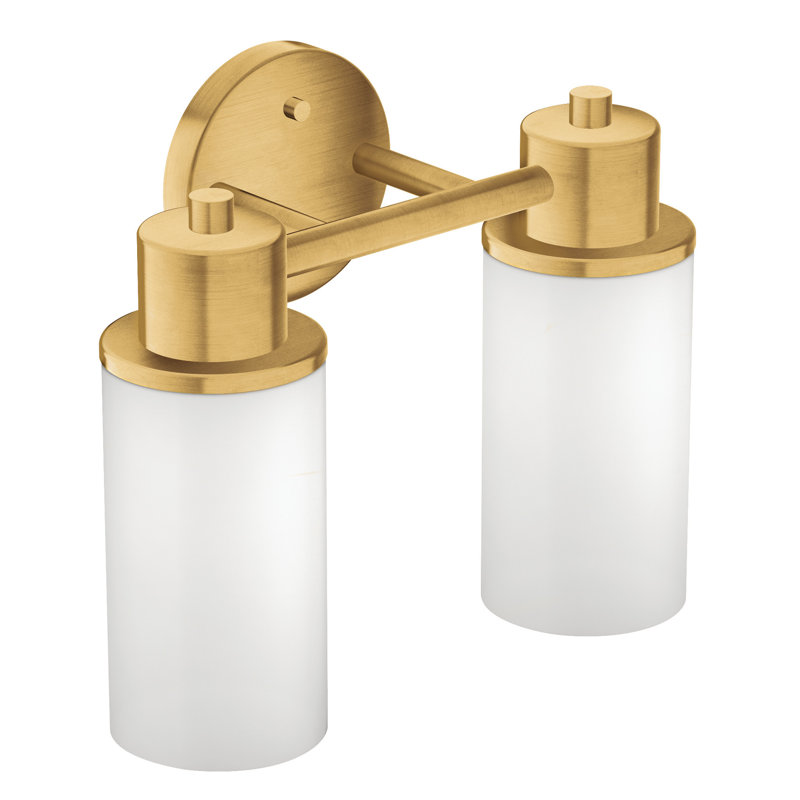 Iso Brushed Gold Bath Light