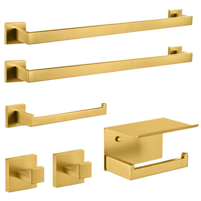 6 Piece Bath Hardware Set