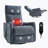 Heat Massage Manual Recliner Chair With Rocker And Swivel In Fabric For Living Room-606437412