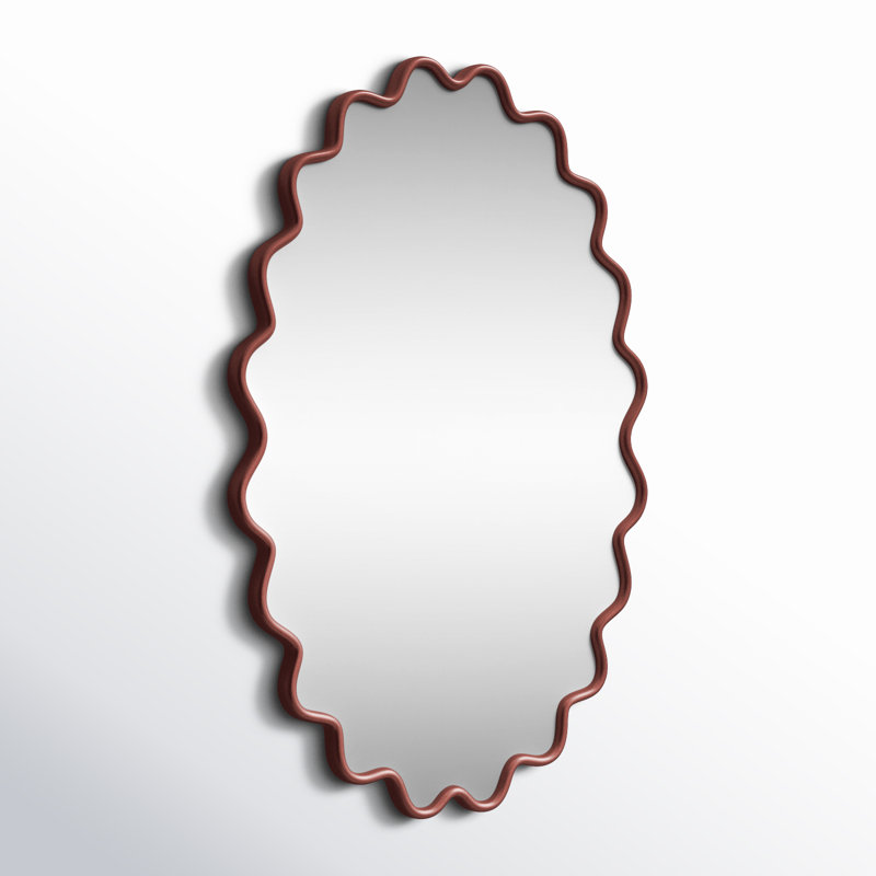 Miroir mural Modern, Rouge foncé