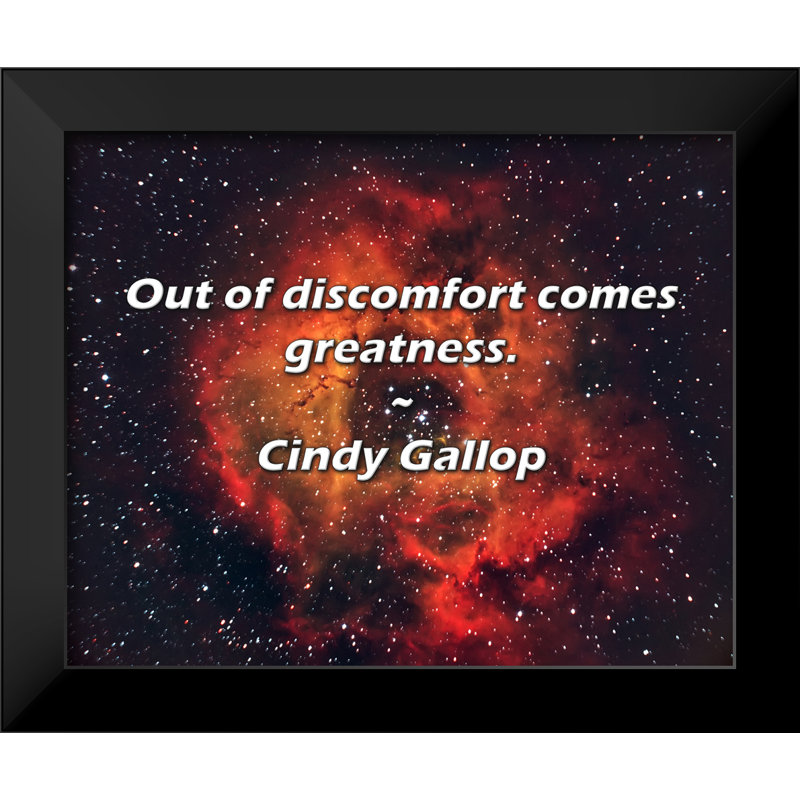 Cindy Gallop Citation: De l'inconfort vient la grandeur.