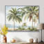Palmiers sur la plage V - palmiers et palmiers, art mural-109539104-97092446