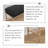 Upholstered Entryway Bench, Storage Shoe Bench With Shelf And Metal Legs-1737689491