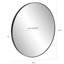 Miroir rond noir brossé Van Buren-675191306