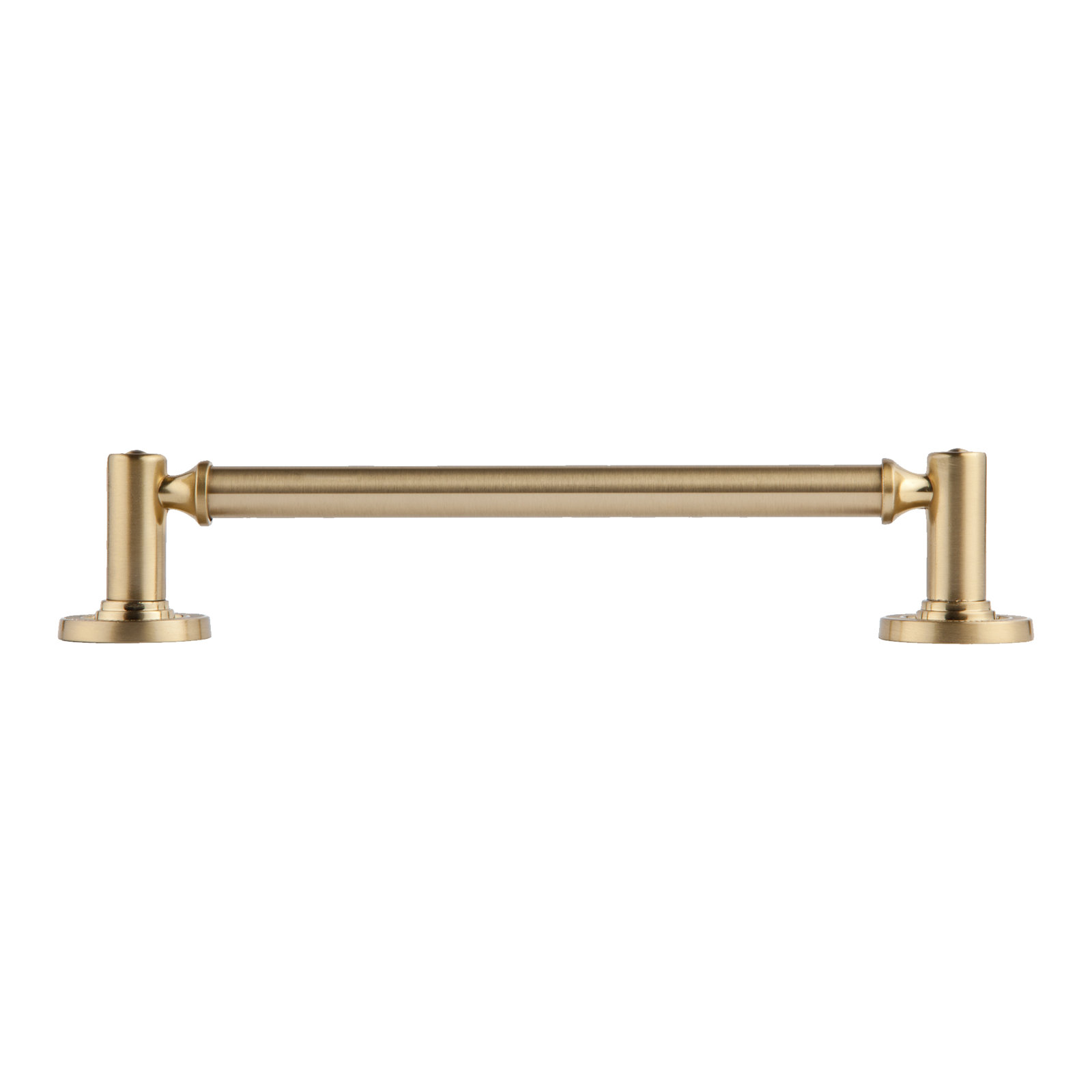 Minted Bar Pull, Satin Brass, 6"