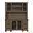 78.7" H Bookcase With Adjustable Shelves, Drawers & Cabinet Doors