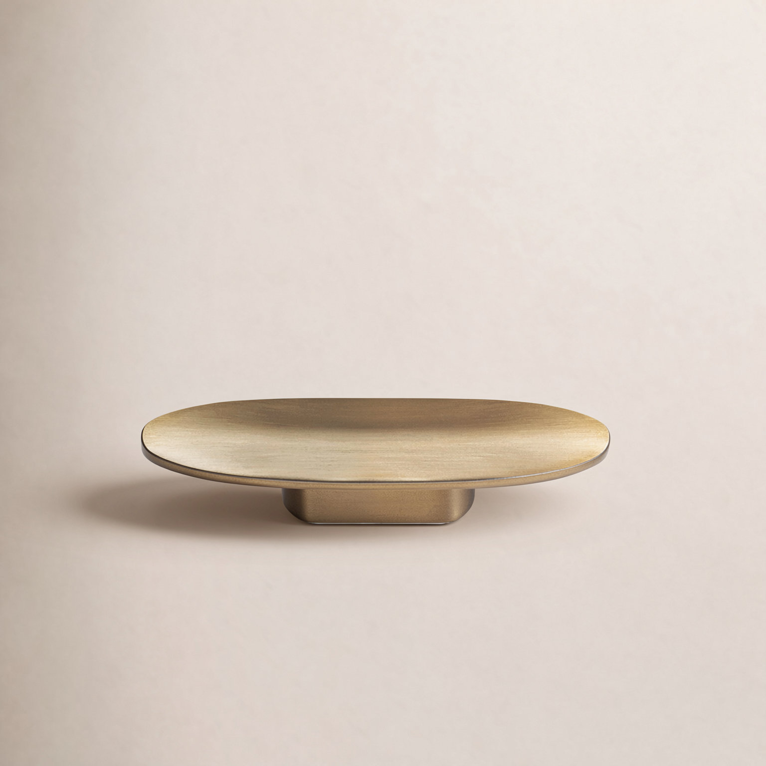Oval Cabinet Knob, Champagne Bronze