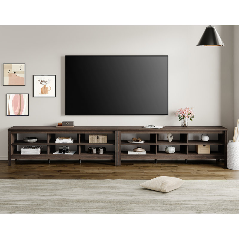 Crédence de rangement l 140 po Ashae, Espresso