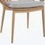 Chaise d'extérieur en osier, ensemble de 2