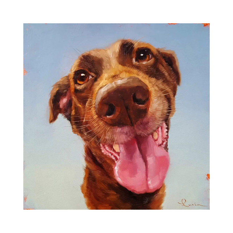 Follow Your Nose V by Lucia Heffernan - Wrapped Canvas Print, 30.48 cm H x 30.48 cm W