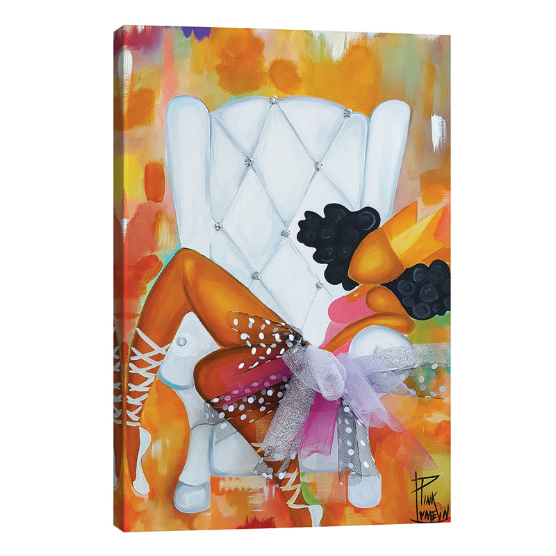 Belle - Wrapped Canvas Painting, 66.04 cm H x 45.72 cm W x 1.91 cm D