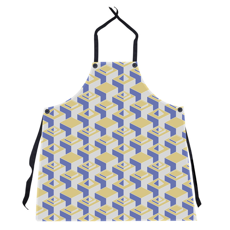 Tablier de gratte-ciels, Jaune/bleu