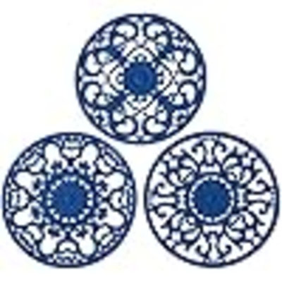 Tapis de dessous en silicone extra épais pour plats chauds, casseroles et poêles, porte-casseroles, coussin chauffant pour transporter votre table et votre comptoir, décor de cuisine et accessoires, ensemble de 3