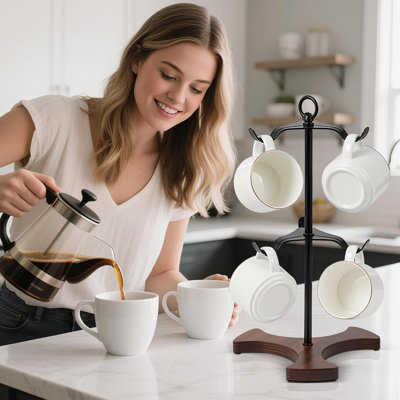 Coffee Mug Holder With Angled