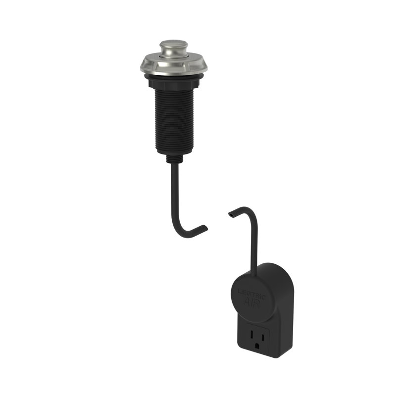 Gavin Air Activated Disposer Switch, Satin Nickel