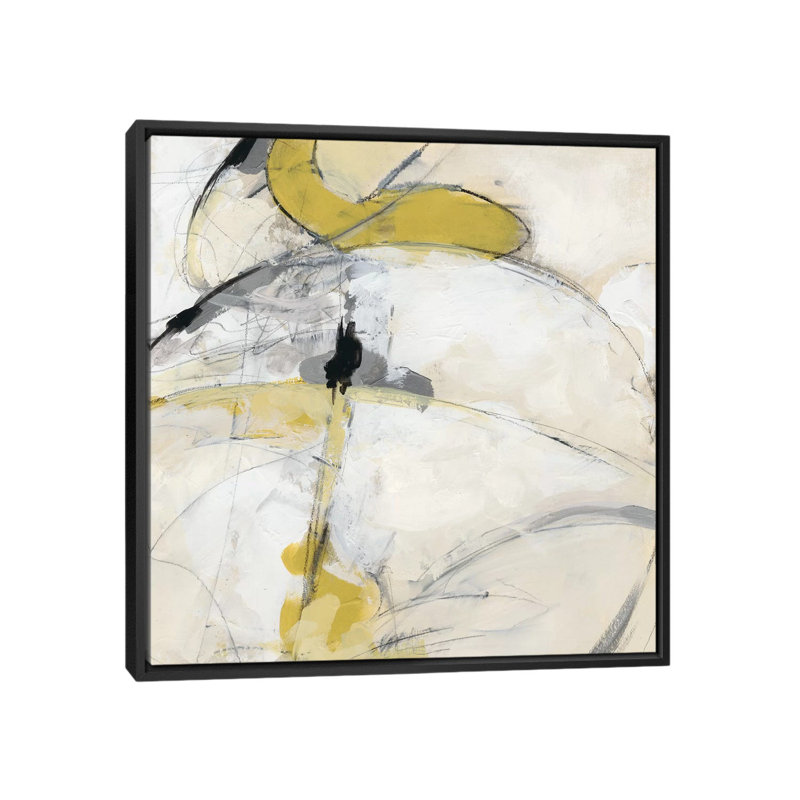 « trajectory i », impression sur toile, H 18 po x l 18 po x P 1,5 po, Toile encadrée noire, Pas de tapis