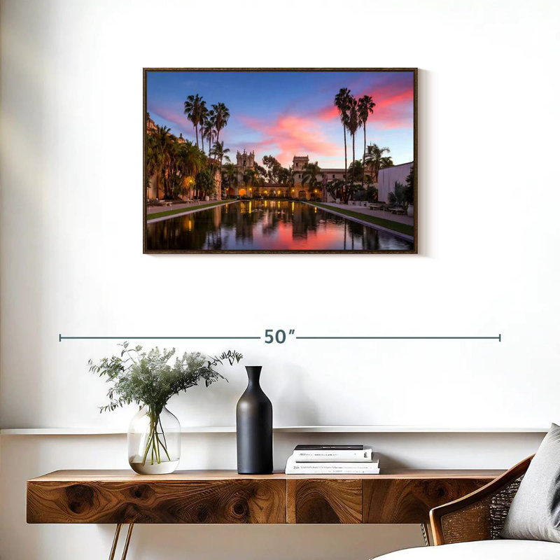 Casa De Balboa, Cadre flottant noyer, 31 po x 21 po
