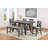 Transitional Farmhouse Counter Height Bench