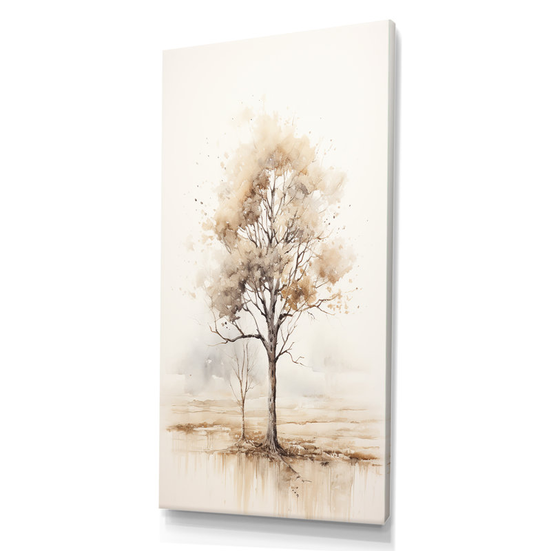 «Beige minimalisme», art mural africain, H 60 po x l 28 po x P 1,5 po, Toile tendue