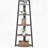 70.07" Tall Corner Shelf, 5 Tier Corner Bookshelf Bookcase Industrial Corner Ladder Shelf Plant Stand For Living Room-1300032989