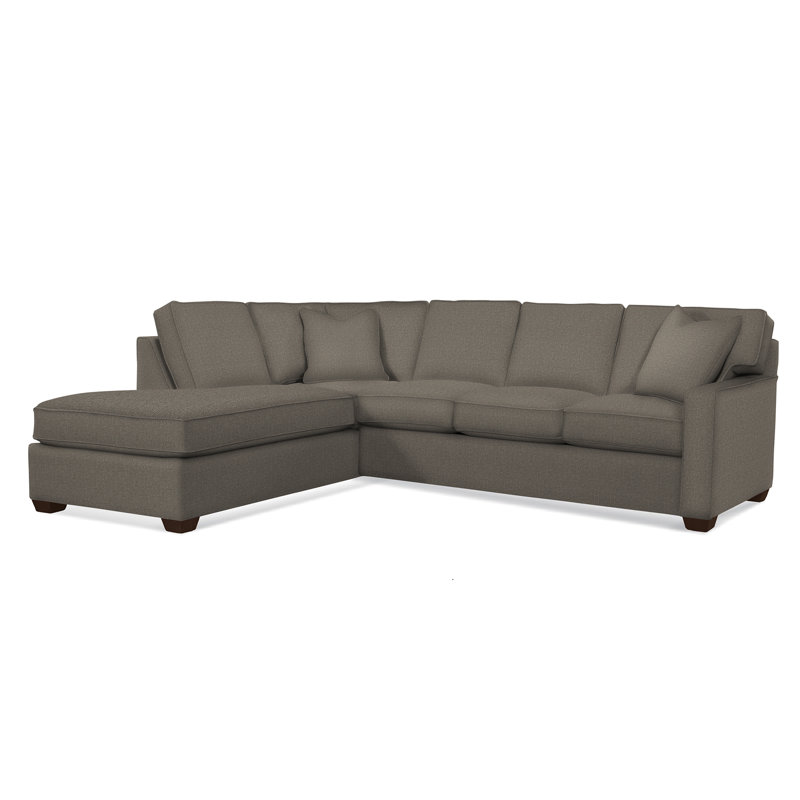 Ellora Upholstered L-Shaped Sectional, Gray Sugar Performance; 0863-84, Left Hand Facing, Java