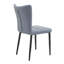 Ensemble de 2 chaises de salle à manger à haut dossier avec design ergonomique et structure en fer-271657565
