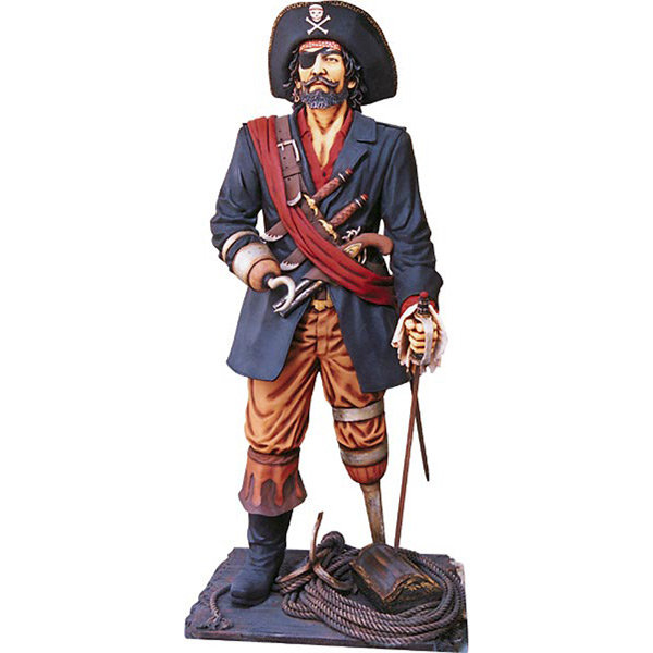 Figurine de pirate à pattes grandeur nature