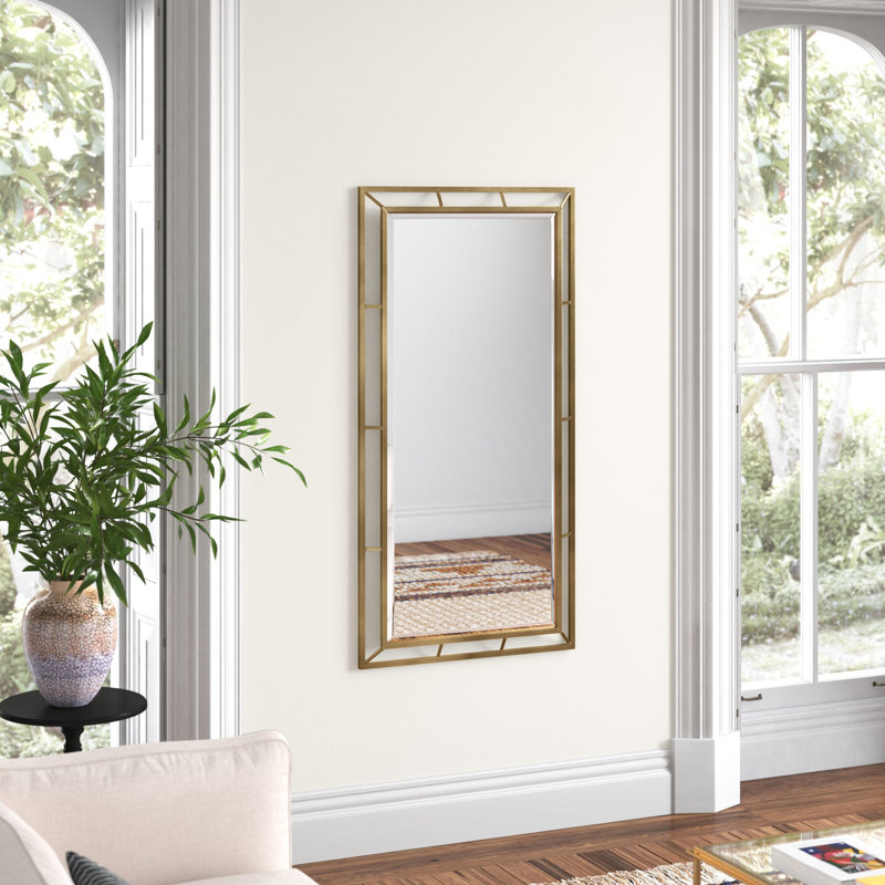Eulalie Metal Rectangle Wall Mirror