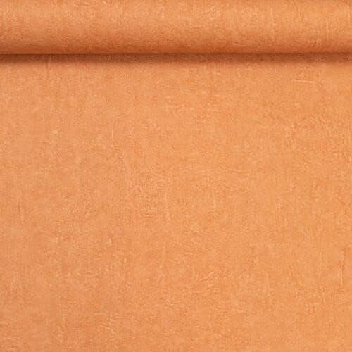 Wallpaper Plain Light Orange Textured DIY, Easy To Cut Roll 10m x 53cm Wallpaper Roll