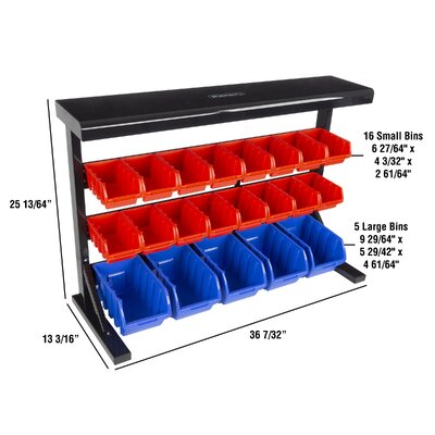 Stalwart Storage Rack Organizer Plastic Craft Case | Wayfair