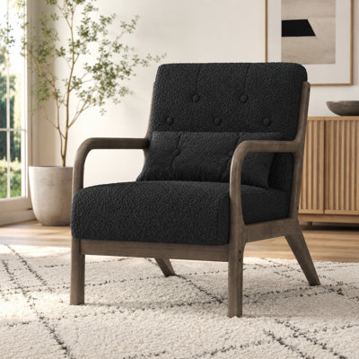 Fauteuil en velours de 25,79 po Fareham