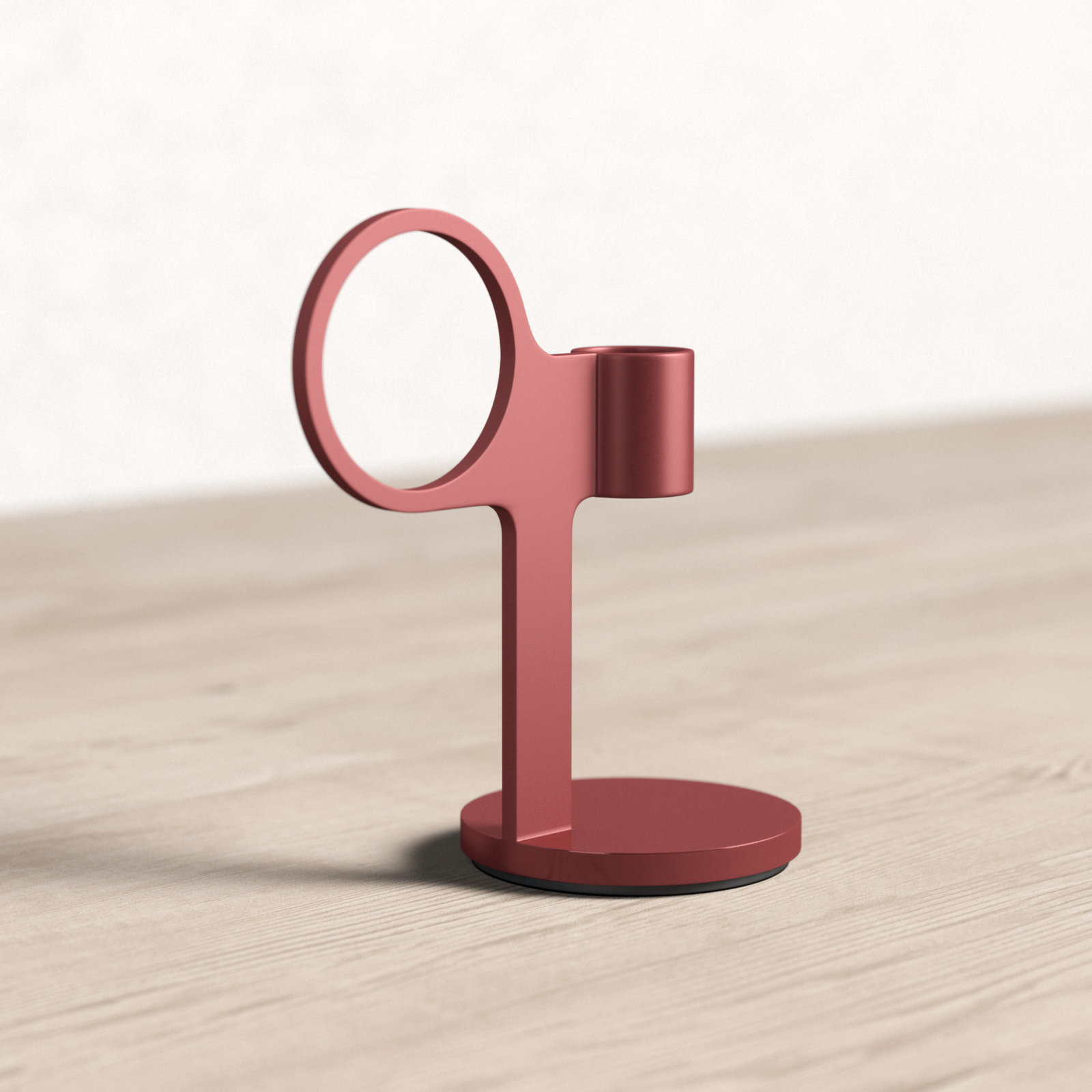 Who Goes There? Candle Holder, Oxblood