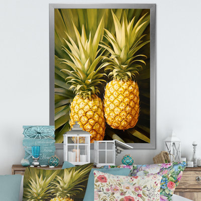 Pinapple Golden Grove III sur toile