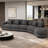 Modular Sectional Sofa-331595693