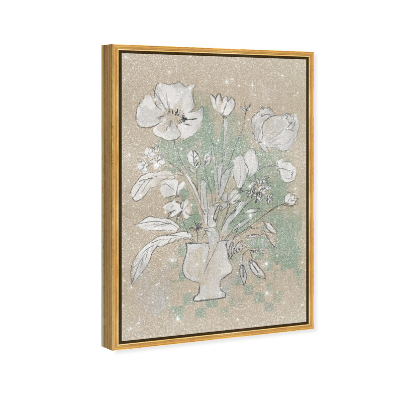 Spring Energy II Print by Oliver Gal, 16" H x 11" W, Gold Floater Frame