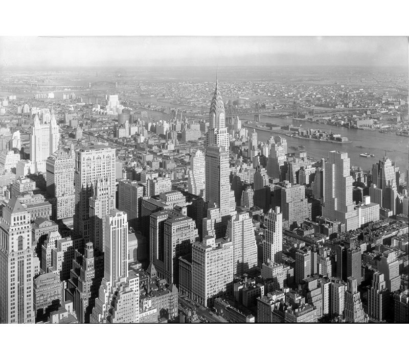 New York City Chrysler Building -1932, 17" H x 24" W