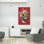 Art contemporain contemporain sur toile