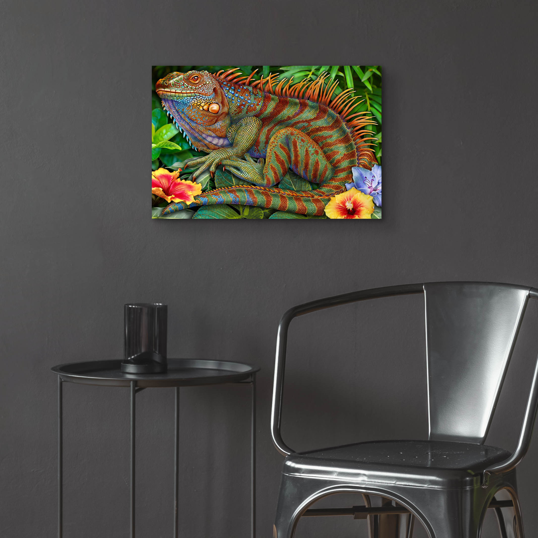 Dakota Fields 'Iguana' by Tim Jeffs Acrylic Wall Art | Wayfair