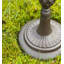 Tulane Metal Pedestal Birdbath