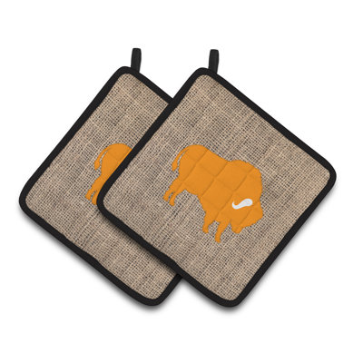 Caroline's Treasures Buffalo Polyester Potholder