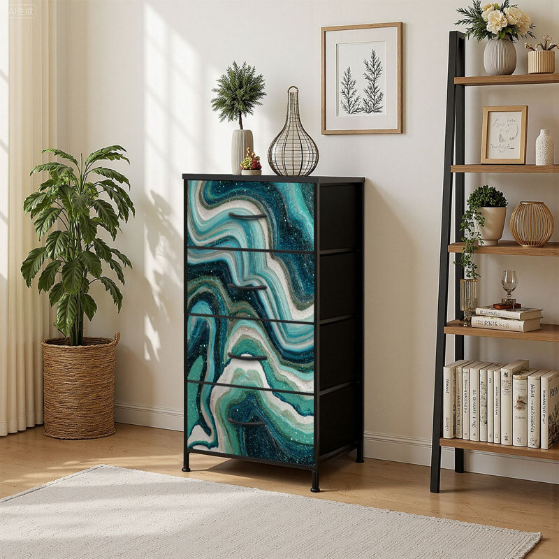Commode de rangement verticale 4 tiroirs