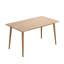 Gather Rectangle Wooden Dining Table - 140cm-1993827519