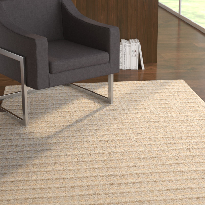 Morano Hand Loomed Wool Striped Rug, Rectangle 5' x 8'