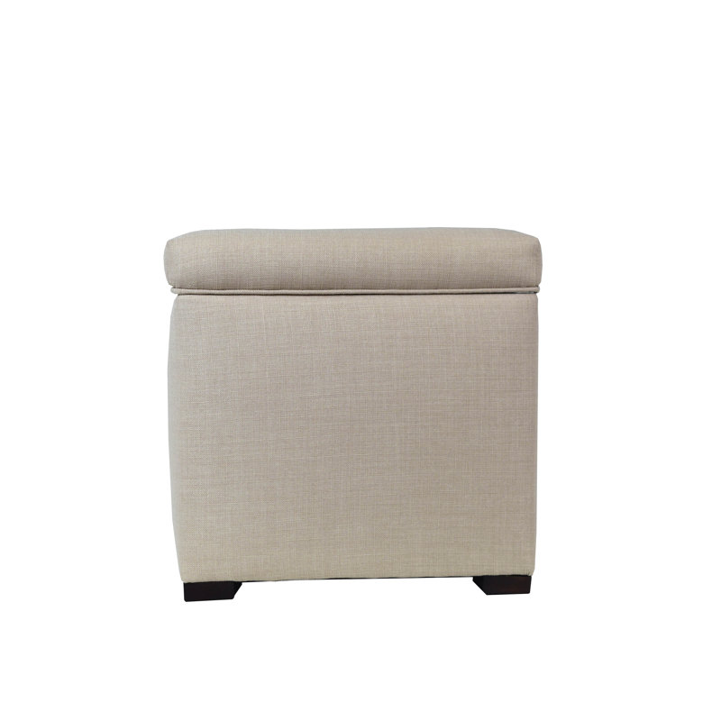 Woodside Upholstered Ottoman, Khaki