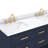 Brooks 61 " W Freestanding Standard Free Standing 2 Double Vanity Bathroom Vanity With Engineered Marble Top-92518490-92518489