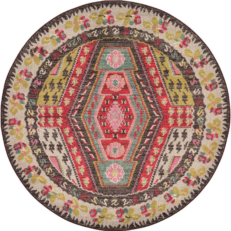 Beverley Abstract Indoor Rug, Round 3'3"
