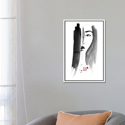 Chinese Woman Portrait 1 Piece Wall Art on Canvas