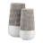 Stoneware Ceramic Vase with Textured Ribbed Design-1724255139
