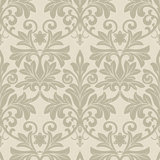 Rococo Relief - Champagne Wallpaper